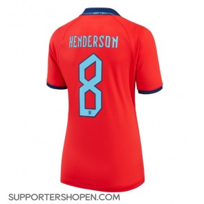 England Jordan Henderson #8 Borta Matchtröja Dam VM 2022 Kortärmad